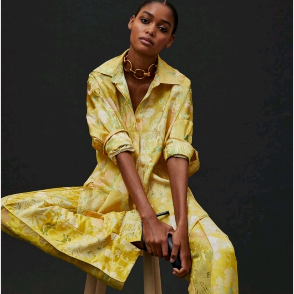 H&M Conscious Exclusive Jacquared Patterned Shirt